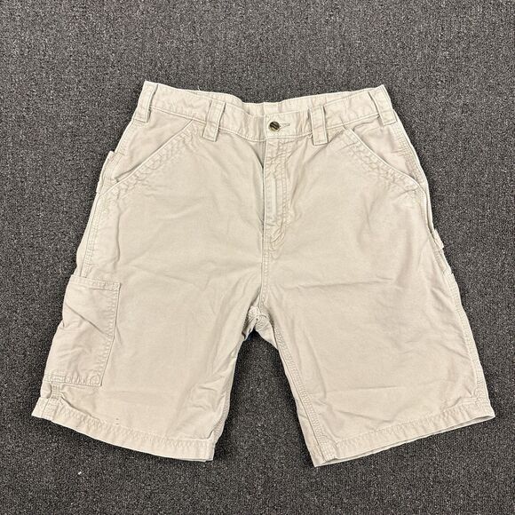 Carhartt Other - Vintage Carhartt Utility Work Shorts Carpenter B147 Khaki 10" 90s Mexico Size 32